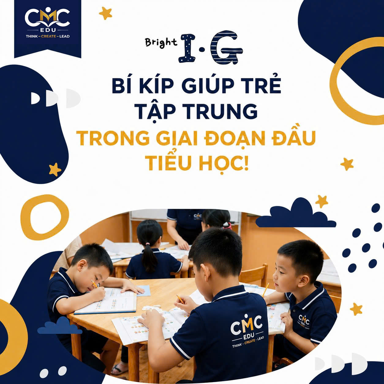 Chương trình Bright I.G cho trẻ Lớp 1-2 (6-7 tuổi)