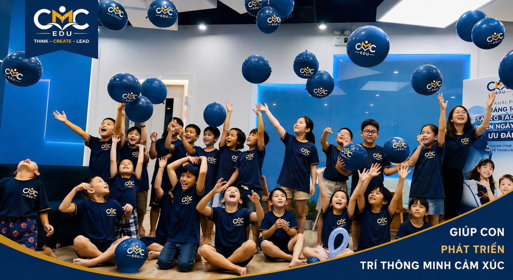Lớp học CMC vui nhộn với bóng bay