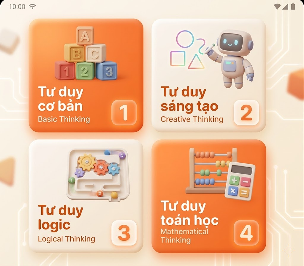4 kỹ năng tư duy được phát triển — UCREA