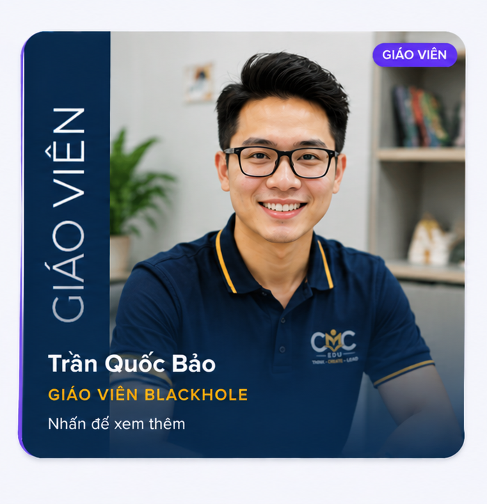 Trần Quốc Bảo — Giáo viên Black Hole